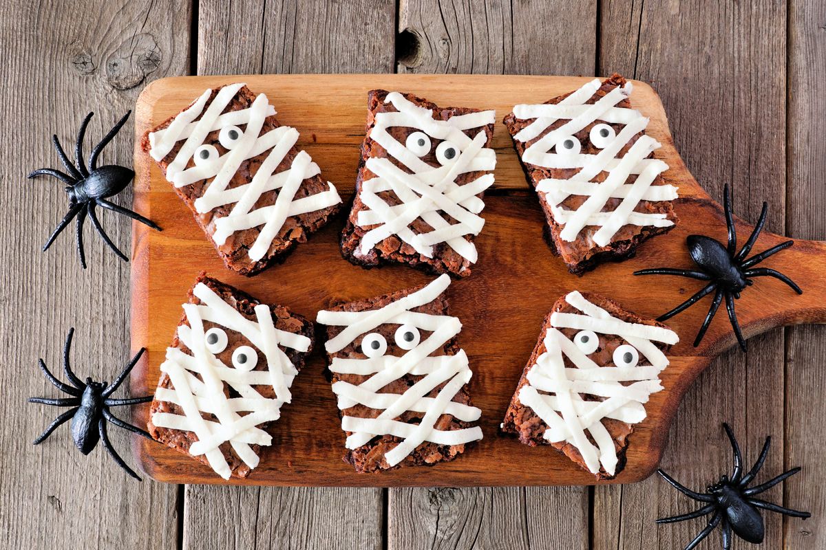 Halloween-Brownies: Last-Minute-Rezept mit wenigen Zutaten