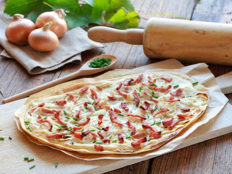 Elsässer Flammkuchen