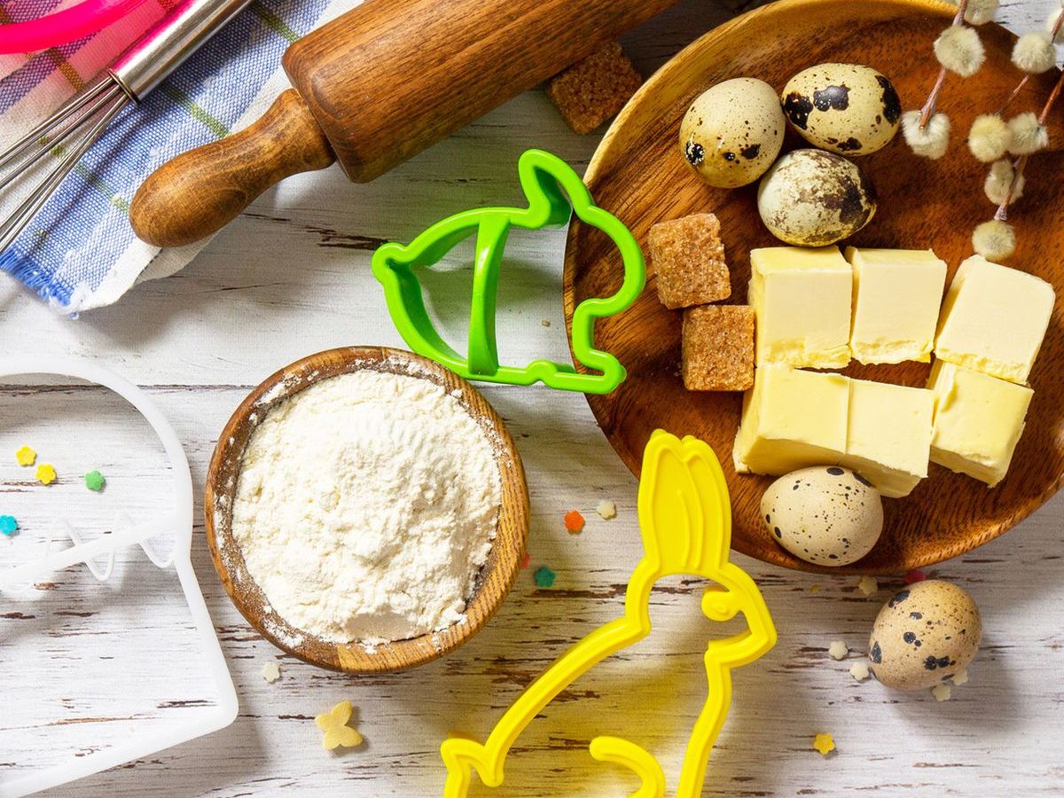 Marmorkuchenei f&uuml;r Ostern