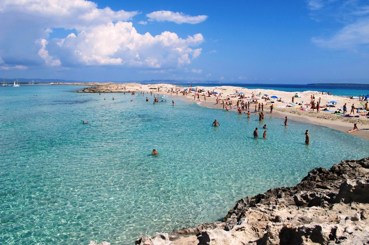 Platz 1: Playa de Ses Illetes, Formentera, Balearen (Spanien)