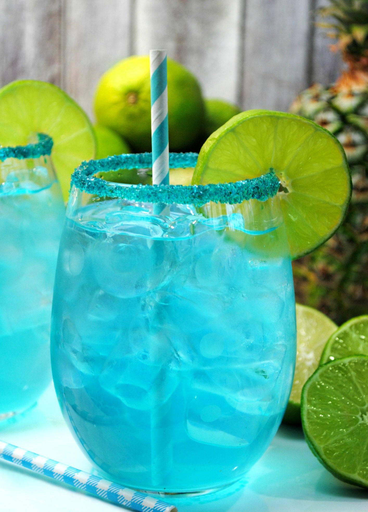 Blue Lagoon Mocktail