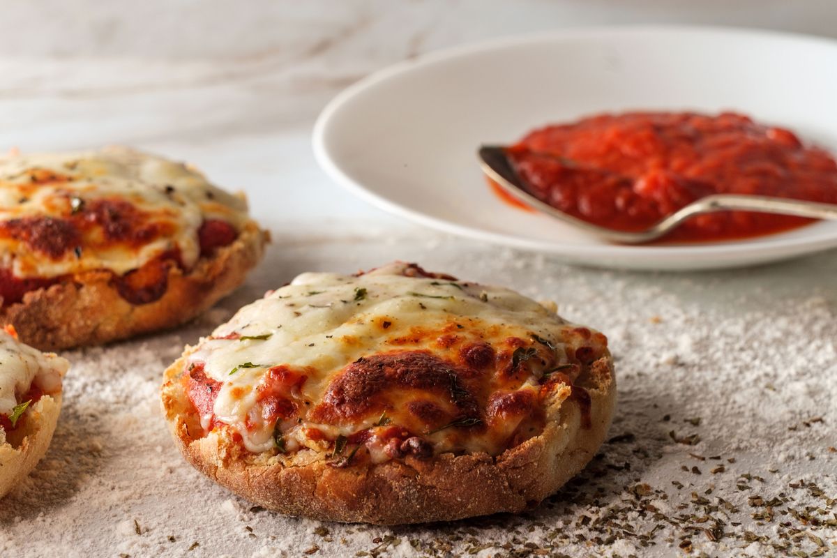 Rezept für englische Muffin-Pizza