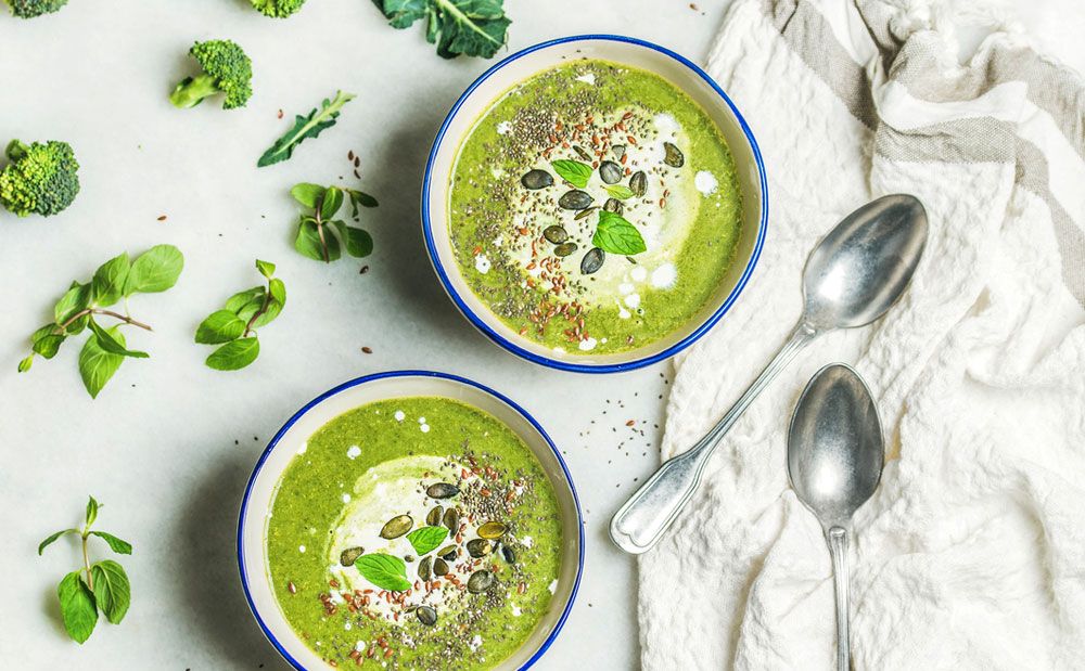 Schnelle Brokkolisuppe