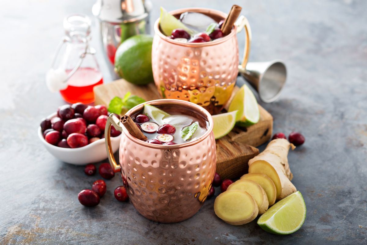 Cranberry Moscow Mule: Der Klassiker im Party-Outfit