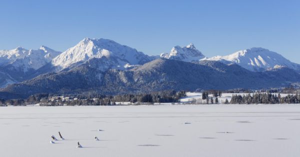 Wintercamping am Hopfensee