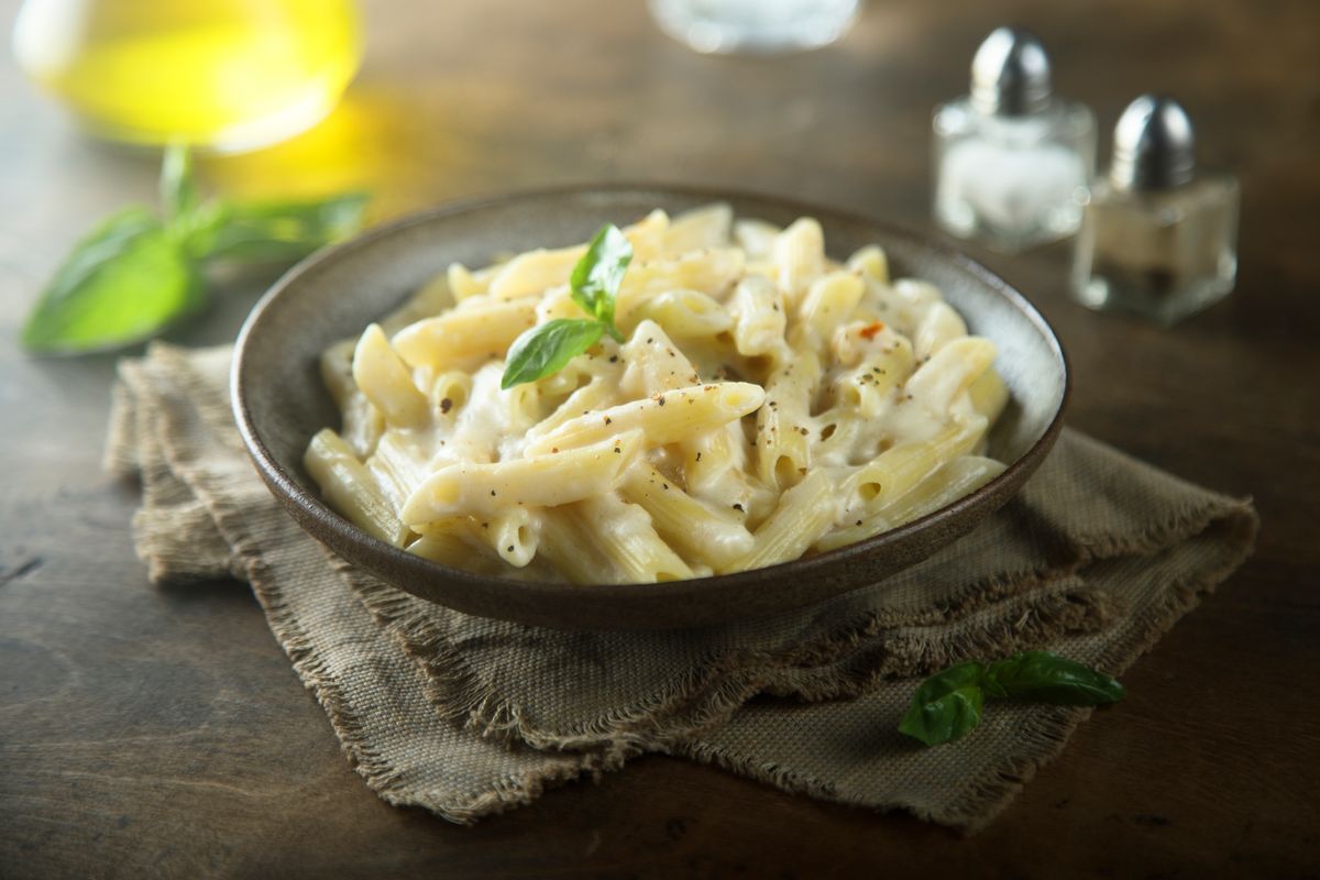 Penne mit Gin Soße