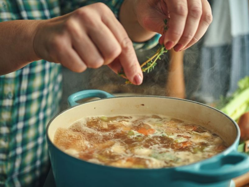 Fehler beim Suppe kochen