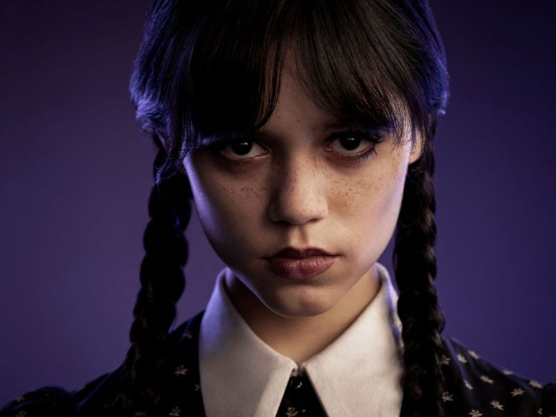 Wednesday Addams Mak-up