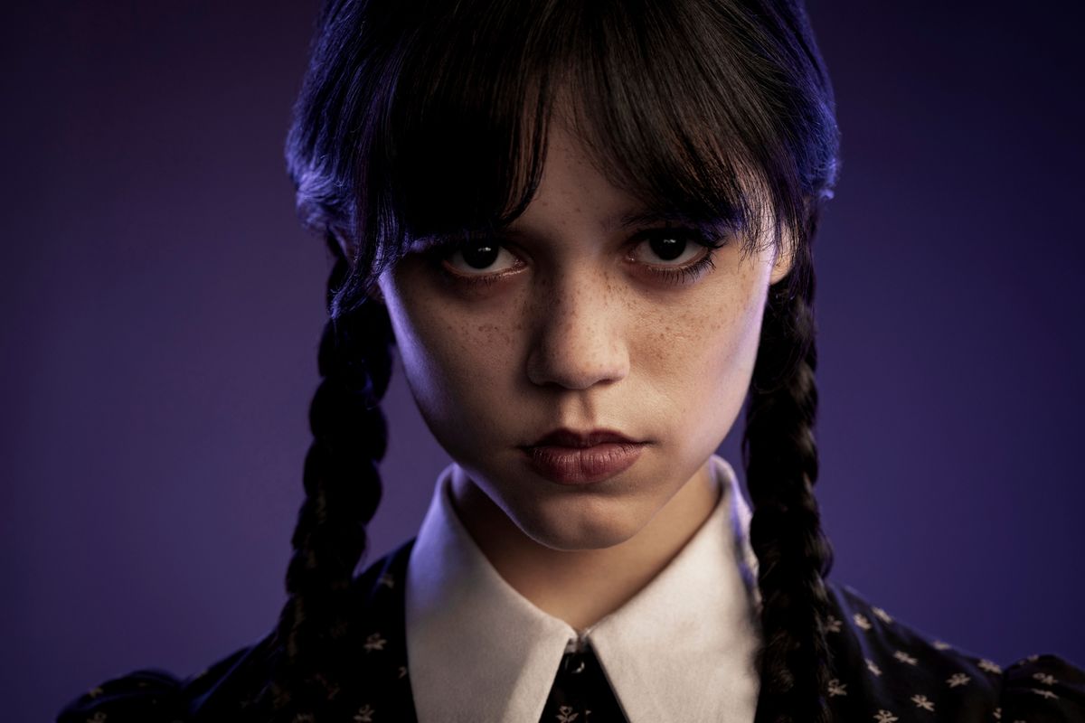 Wednesday Addams Mak-up