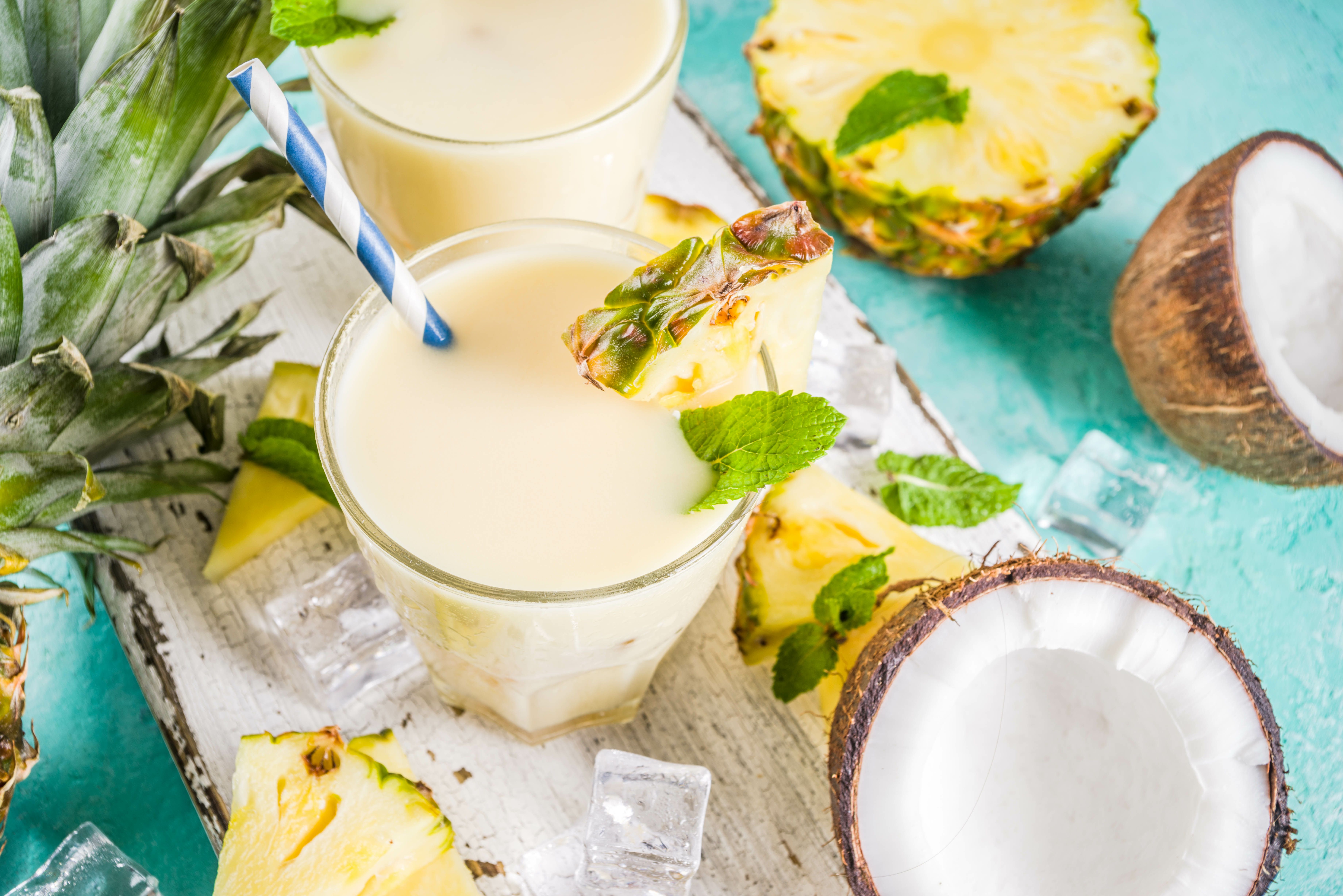 Alkoholfreie Cocktails: Virgin Pina Colada