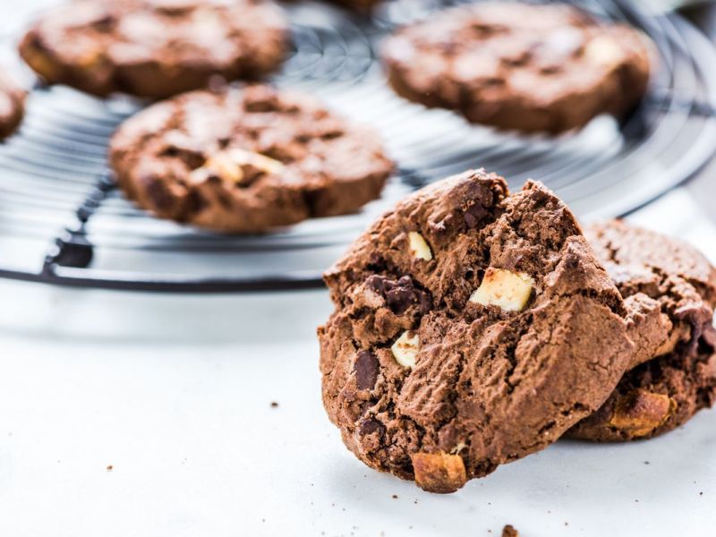 Triple Chocolate Chip Cookies: Willkommen im Schokokeks-Himmel!