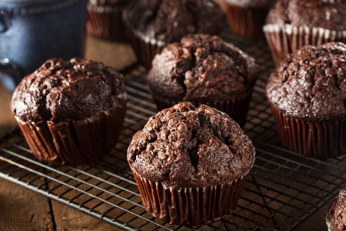 Saftige Schoko-Rotwein-Muffins nur für Erwachsene