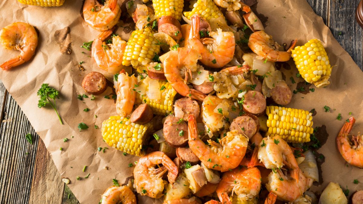 Rezept für einen Shrimp Boil