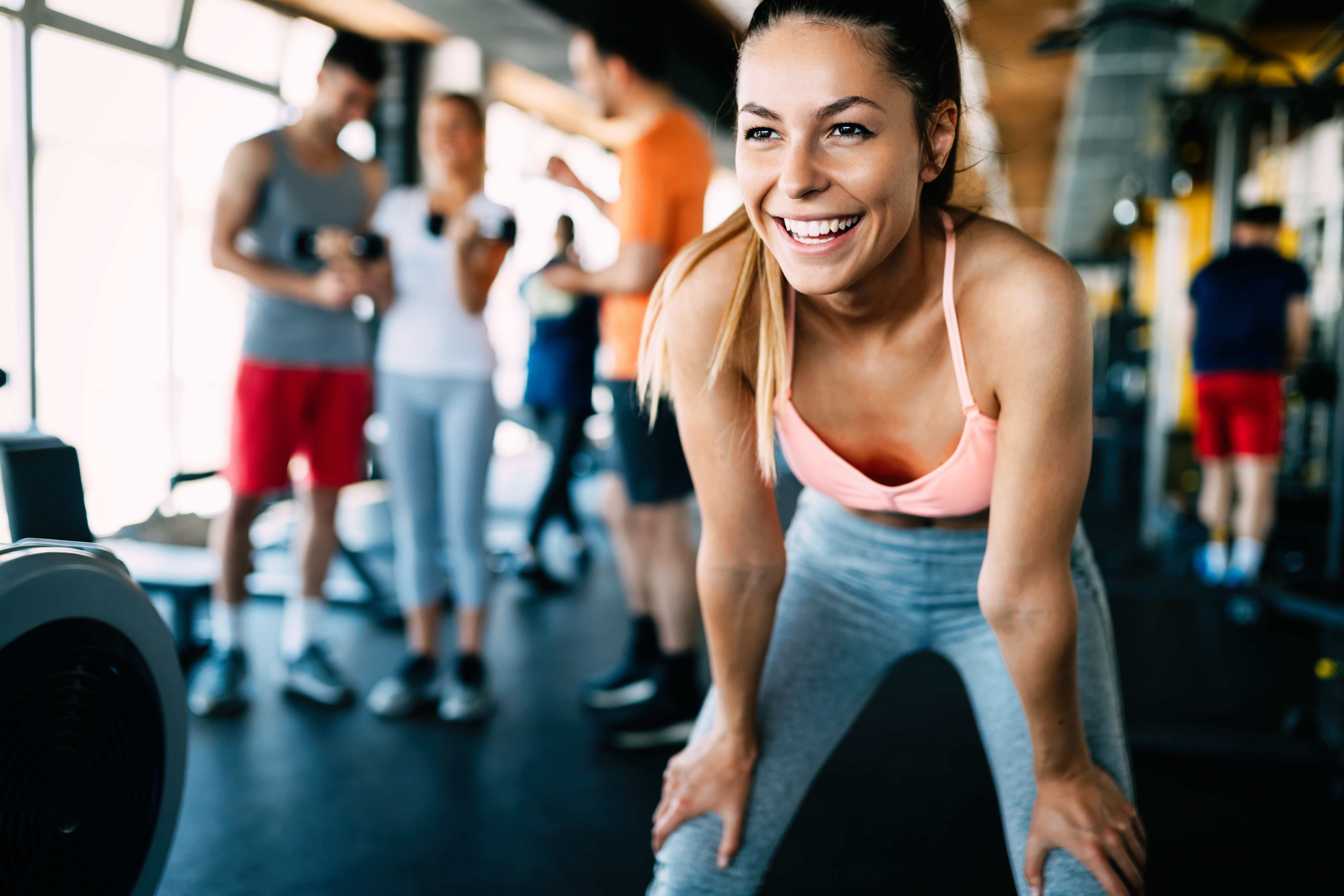 Frau beim Sport