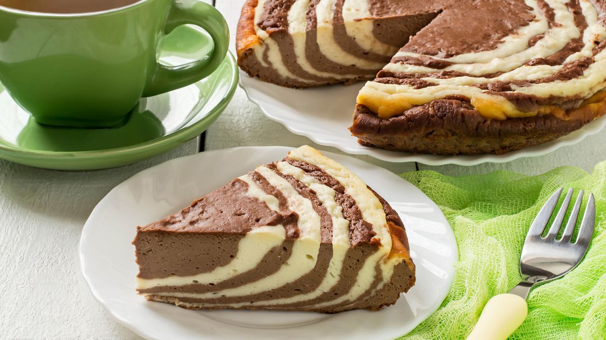 Rezept für einen Zebra-Käsekuchen