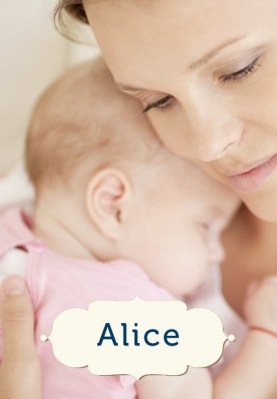 Weibliche Vornamen: Alice