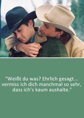 Ennis und Jack in &quot;Brokeback Mountain&quot;