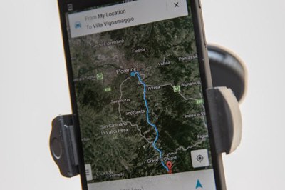 Der Google-Assistent navigiert mich durch die Toskana