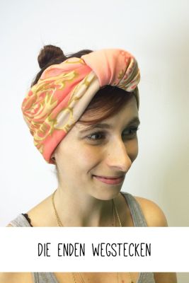 Bandana binden für mittellange Haare - Schritt 9