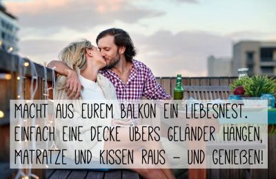 Outdoor-Sex: Ideen f&uuml;r Sex im Freien