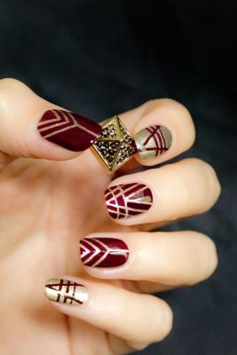 Herbst-Nail-Look