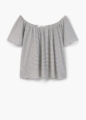 Off-Shoulder-Shirt von Mango, 5,99 €