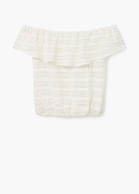 Off-Shoulder-Shirt von Mango, 25,99 €