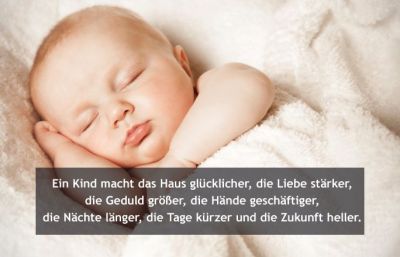 Glückwünsche zur Geburt: Zitate & Sprüche