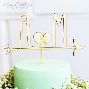 Personalisierter Cake Topper aus Holz, 19,90 €