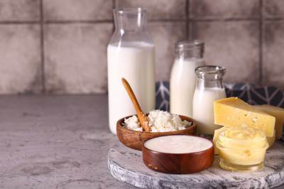 Milch, Käse, Molkereiprodukte