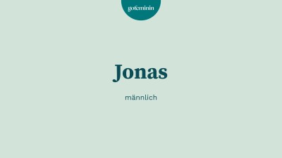 Vorname Jonas