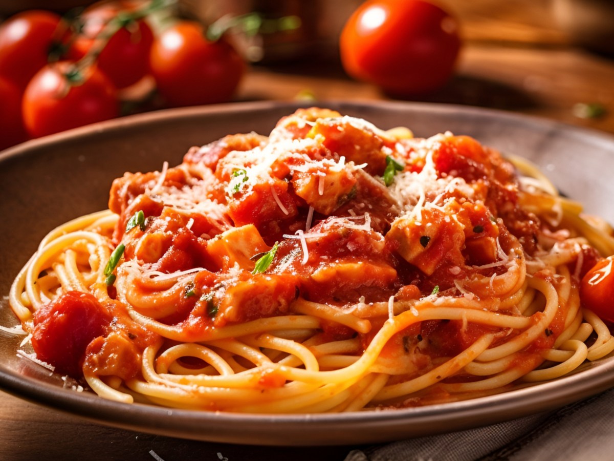 Spaghetti Amatriciana mit Speck: Wie aus dem Italien-Urlaub