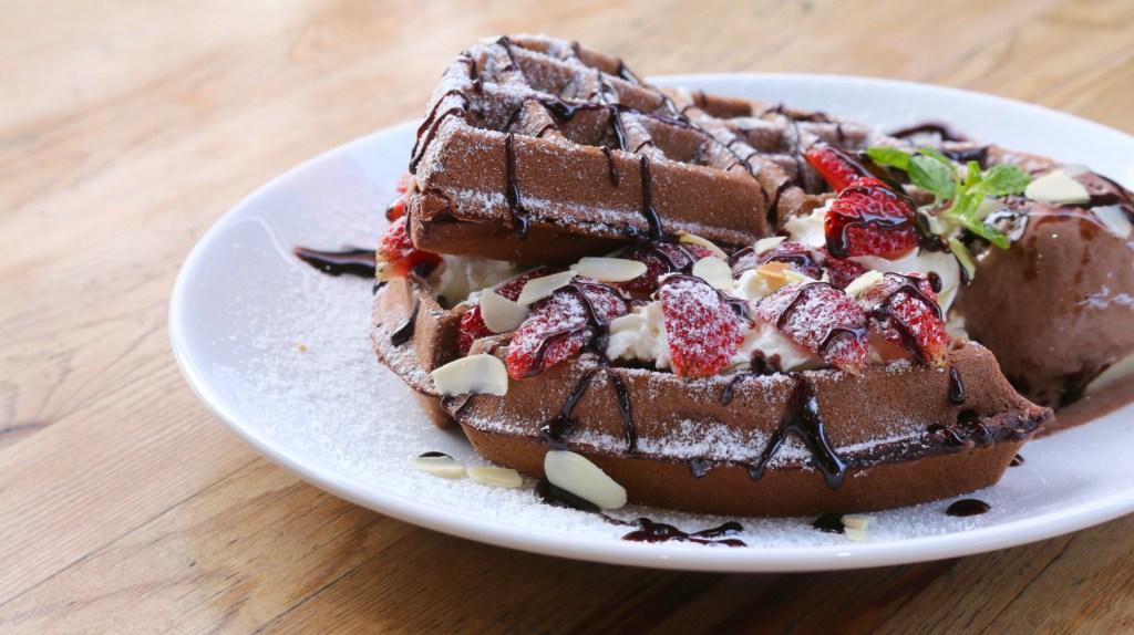 Brownie Waffeln