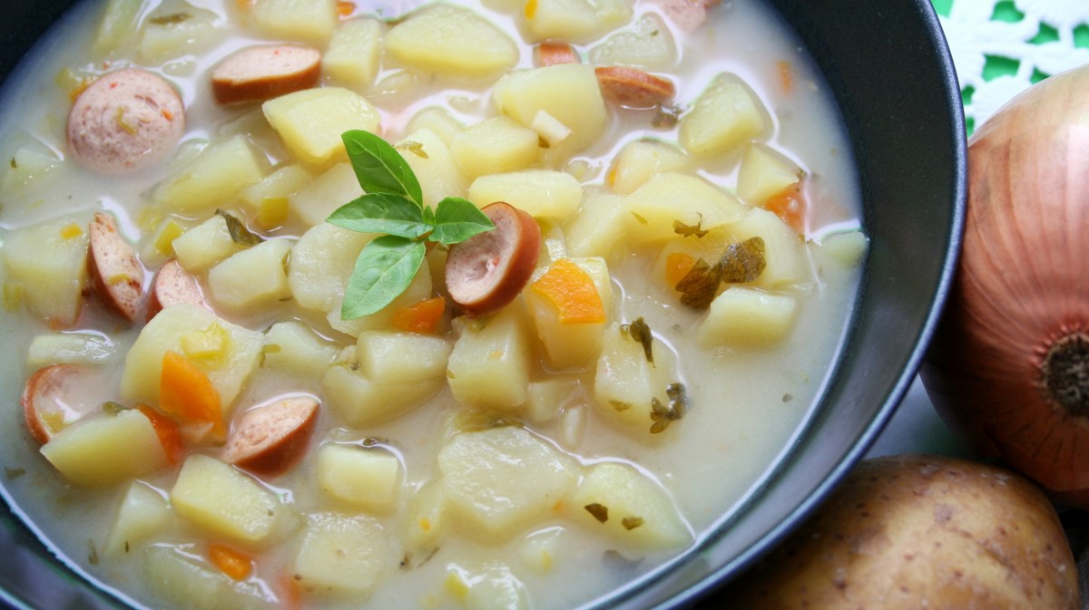 Eintopf mit Kohlrabi, Kartoffeln und Möhren.