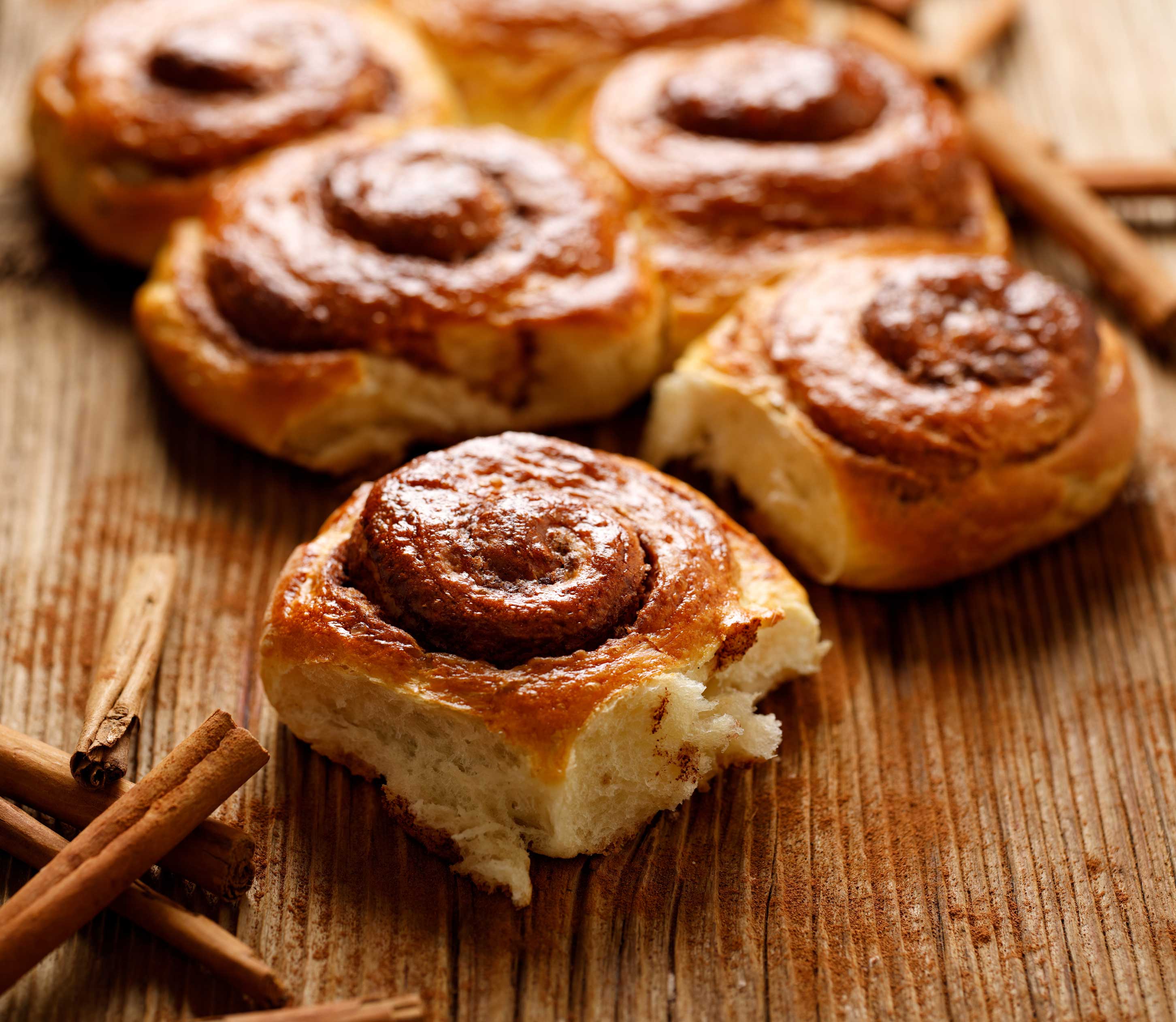 Zimtschnecken aus Quarkteig