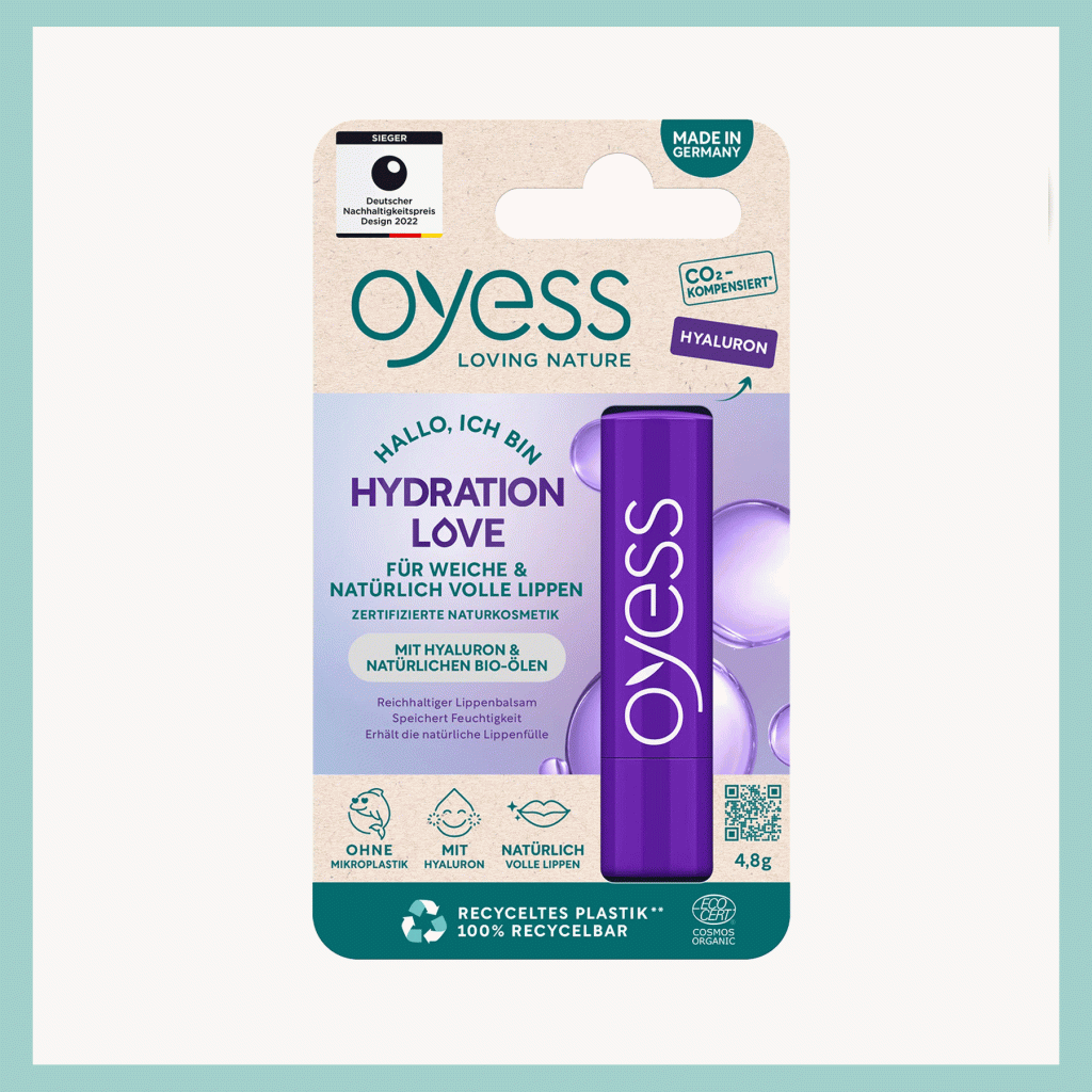 Produktfoto des Lippenpflegestifs Hydration Love von Oyess