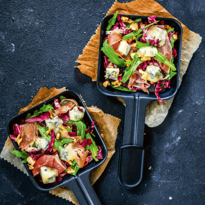 Warmer Salat im Pfännchen