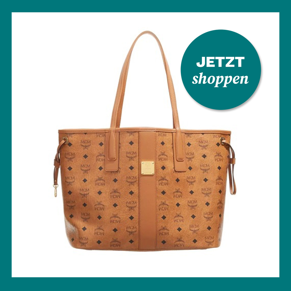 MCM Shopper Liz Medium Cognac