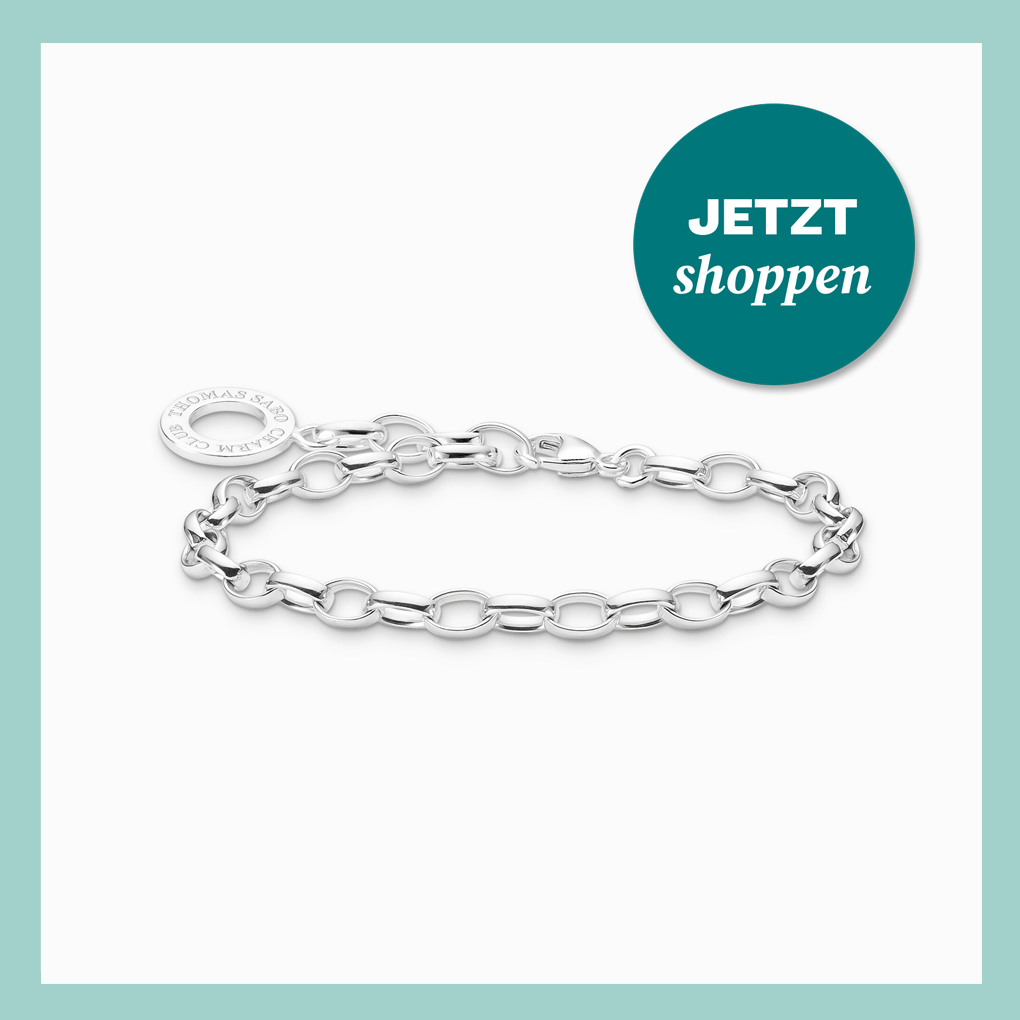 Klassisches Charm-Armband in Silber von Thomas Sabo