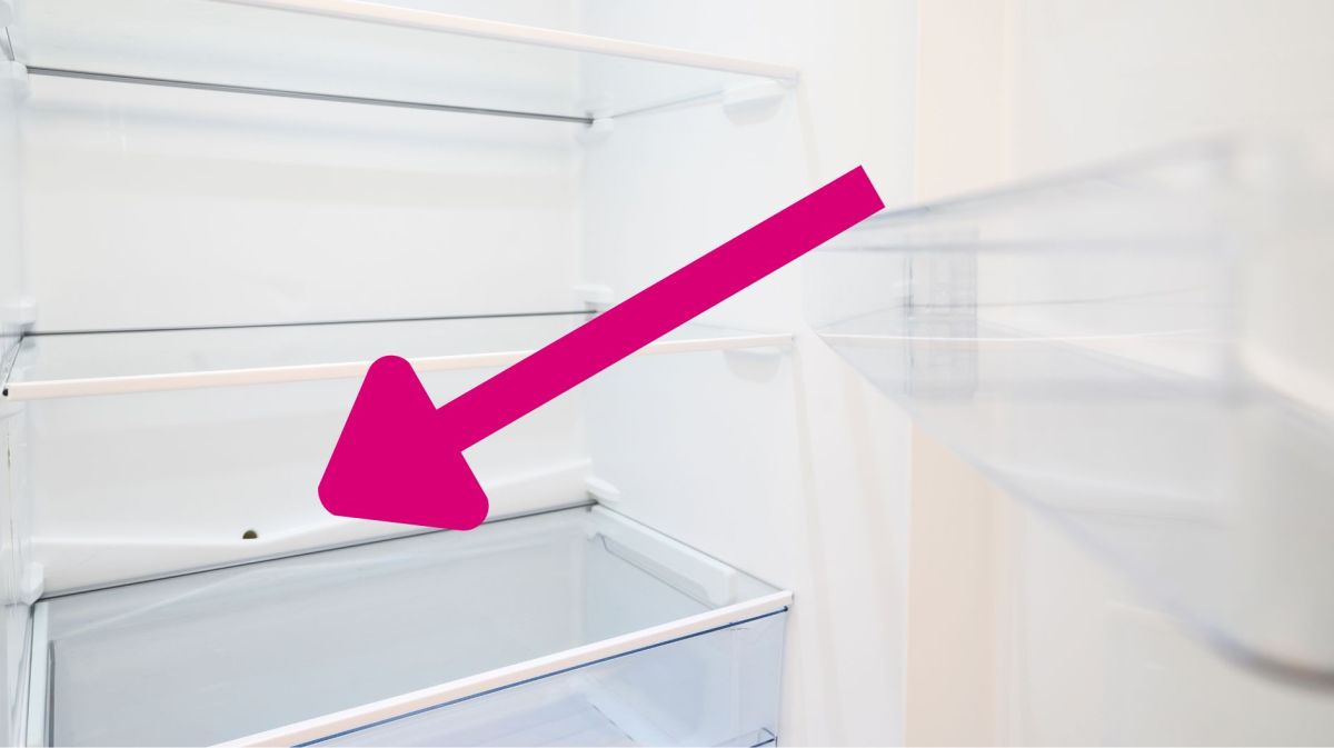 Leerer Kühlschrank