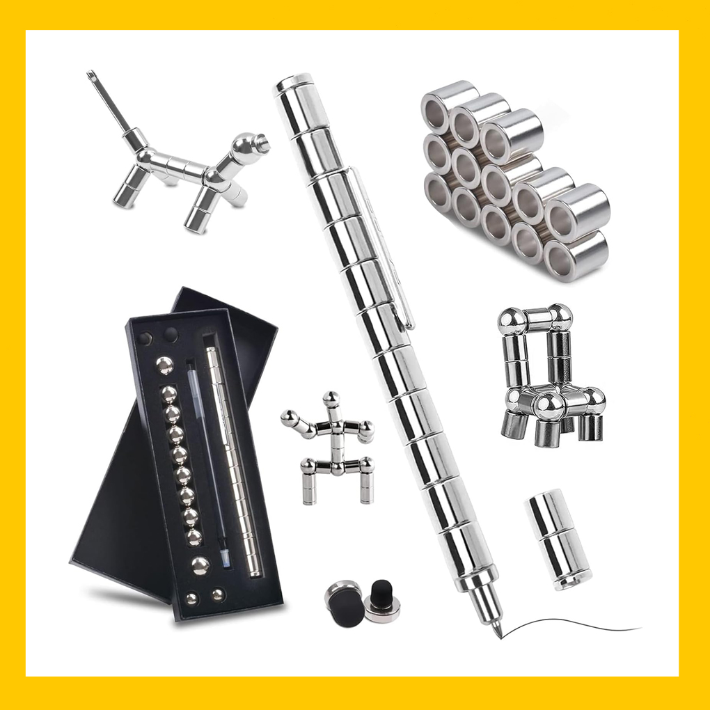 Produktbild eines Multifunktions-Magnetstifts in Silber.