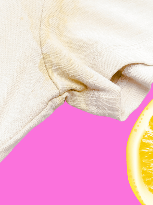 Hartnäckige Deoränder? Ein Hausmittel aus der Küche löst das Problem