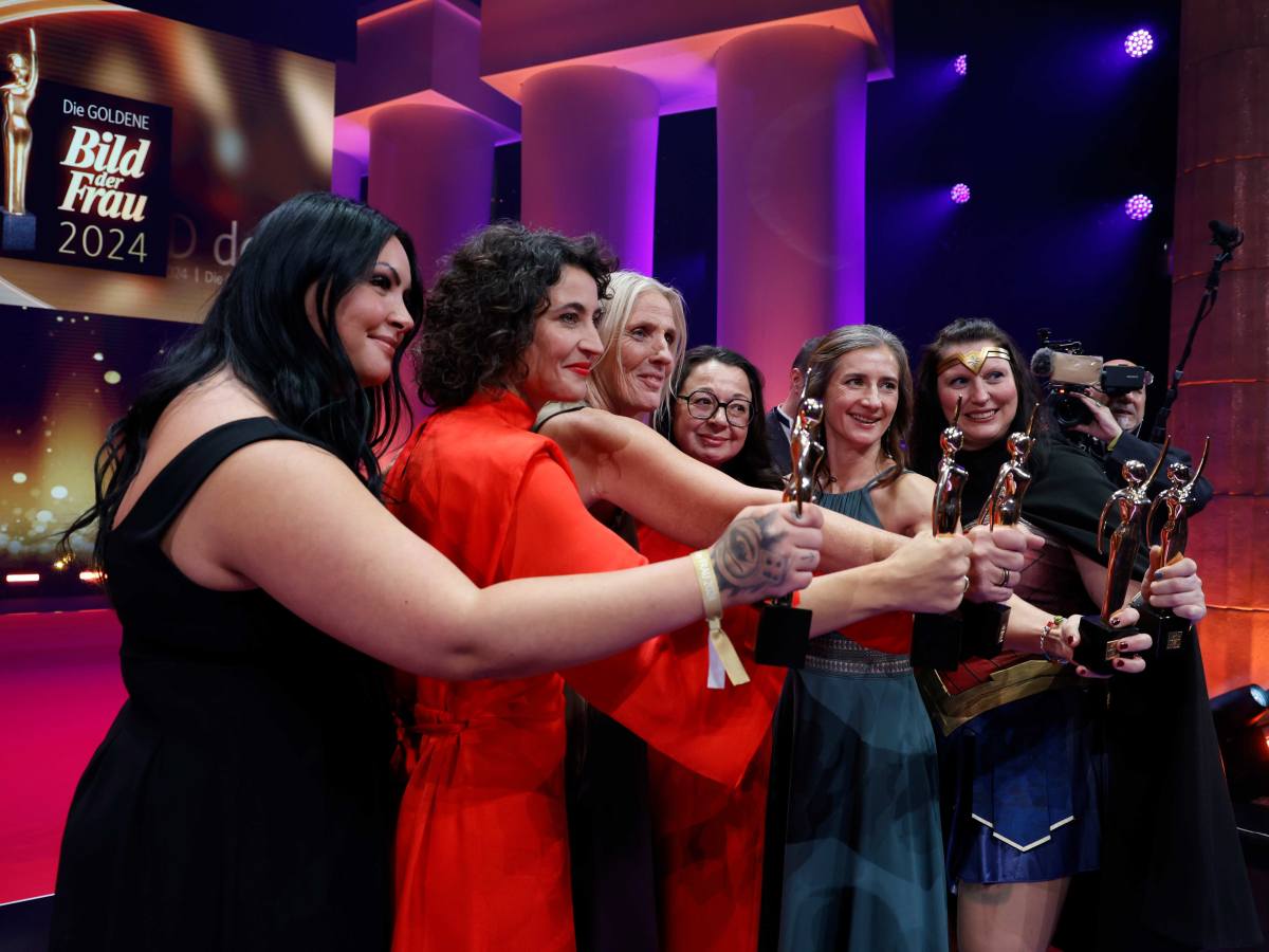 Preisträgerinnen der Goldenen Bild der Frau 2024.
