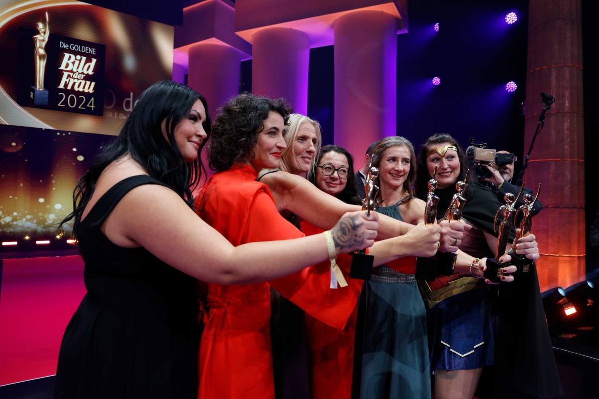 Preisträgerinnen der Goldenen Bild der Frau 2024.
