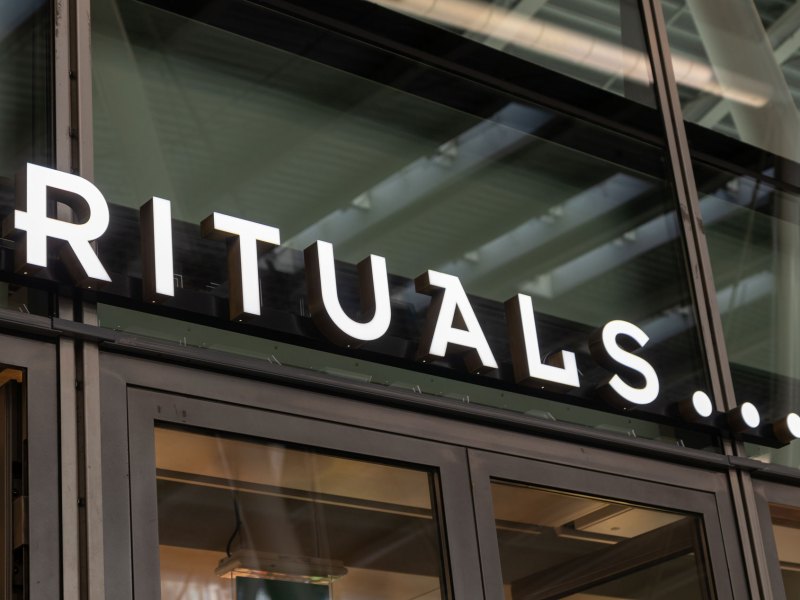 Eingang eines Rituals-Stores