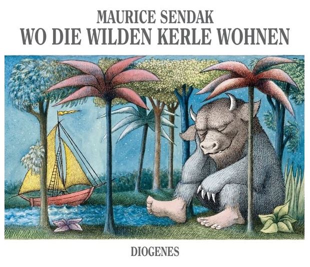 Cover von "Wo die wilden Kerle wohnen", erschienen im Diogenes Verlag.