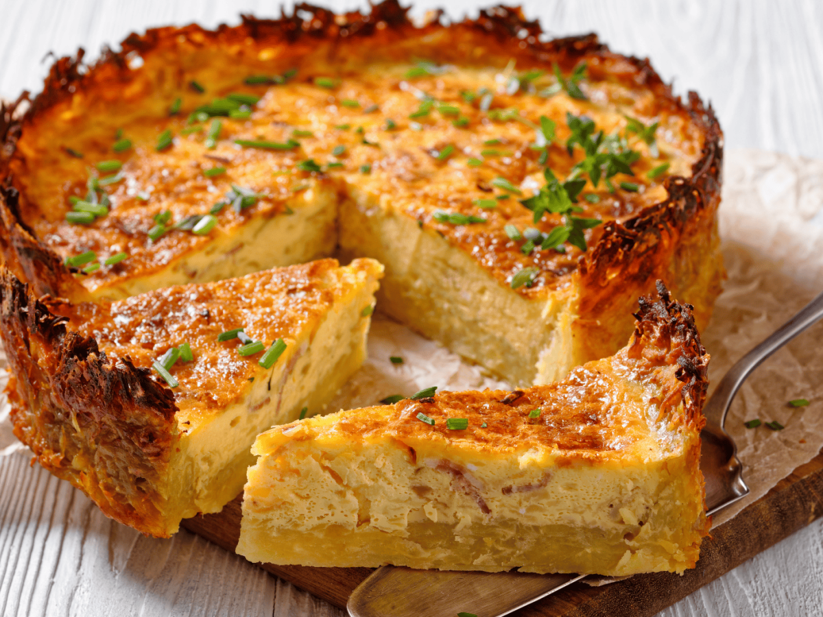 Quiche Lorraine mal anders – mit Kartoffelboden statt Teig