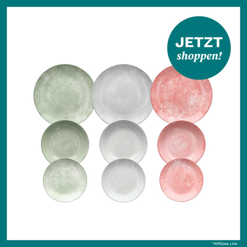 Geschirrset von Lidl.