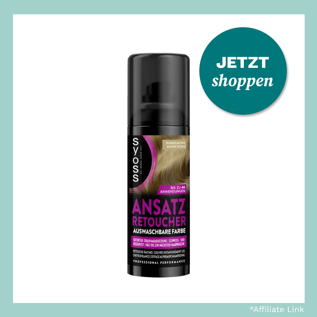 Ansatz Retoucher Haarfarbe Dunkelblond von Syoss