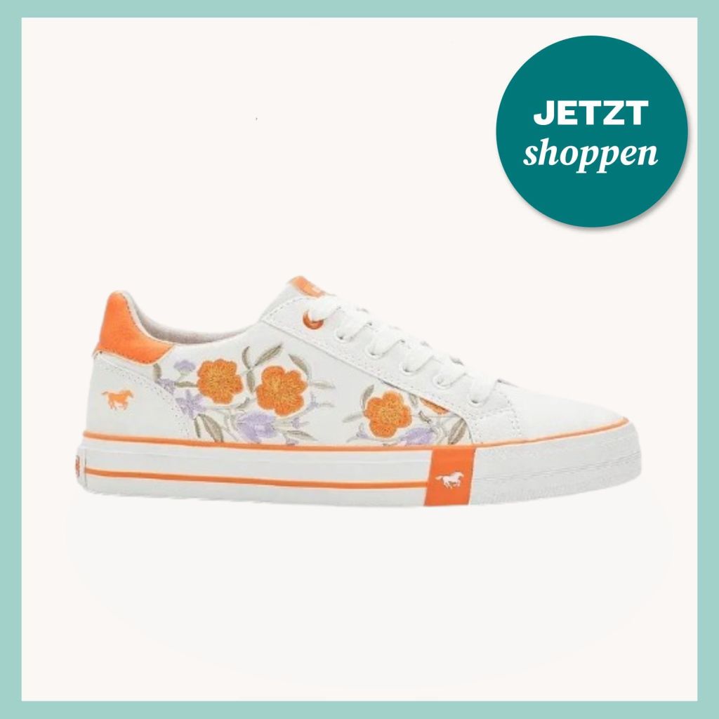 Mustang Sneaker mit Blumen-Print